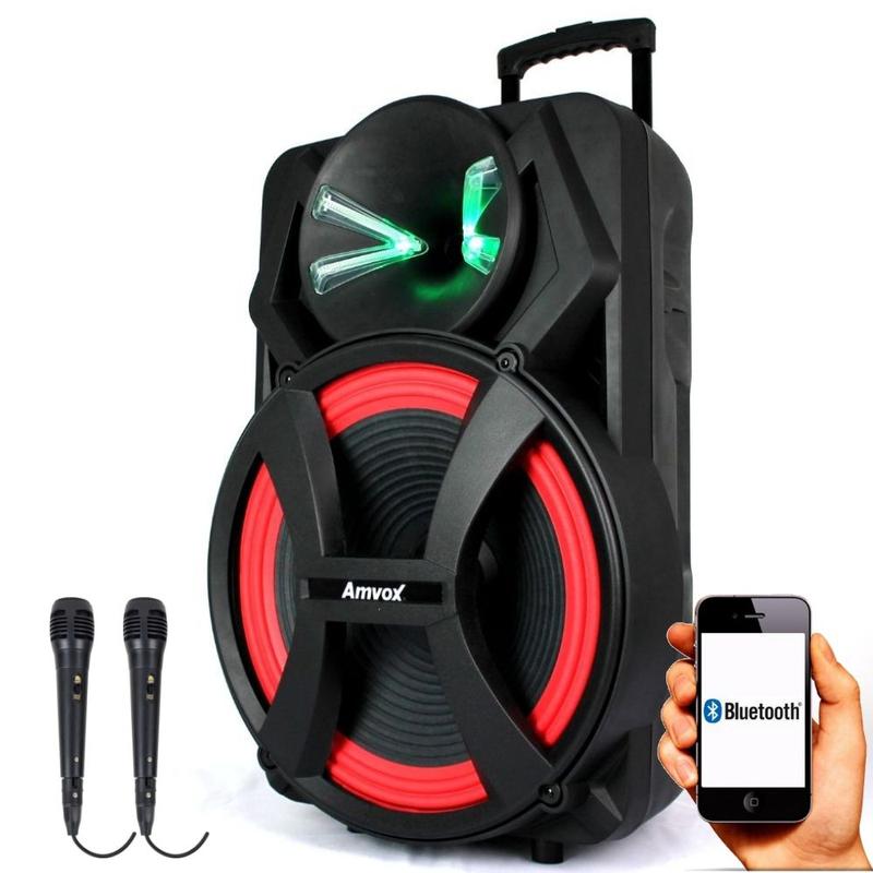 Caixa Amplificada Amvox ACA 900 X Dezoitão - 900w Bluetooth, 2